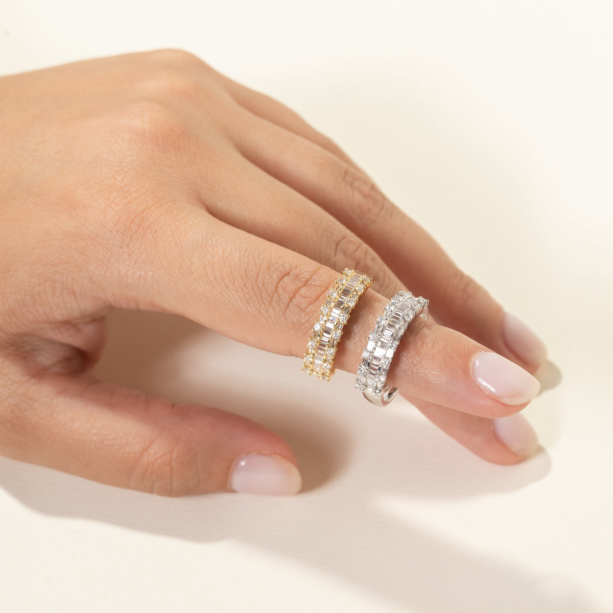 Anillo de Oro 18K Churumbela Gruesa BRILLANTE NATURAL .55ct