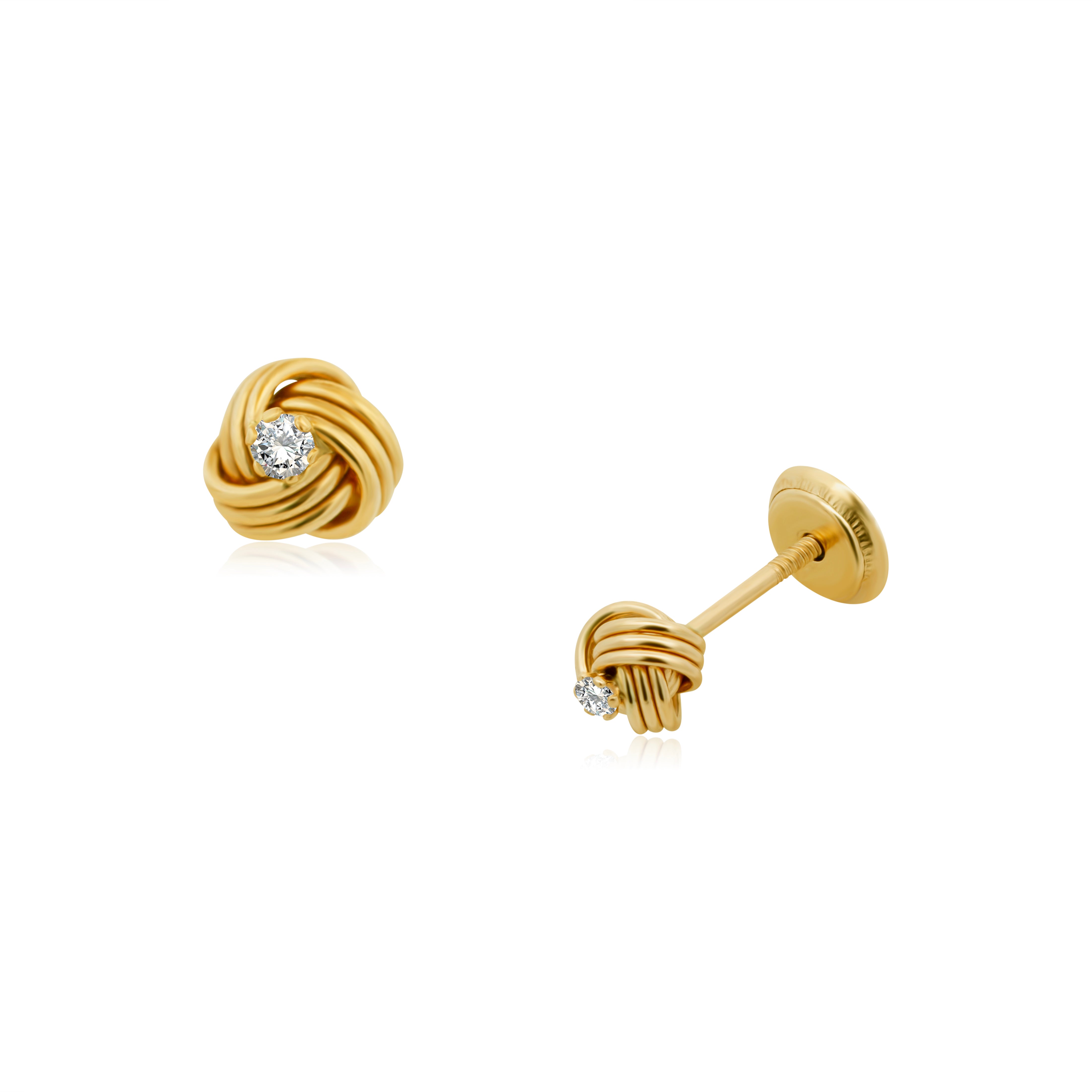 Broquel Español Oro 14k de Nudo