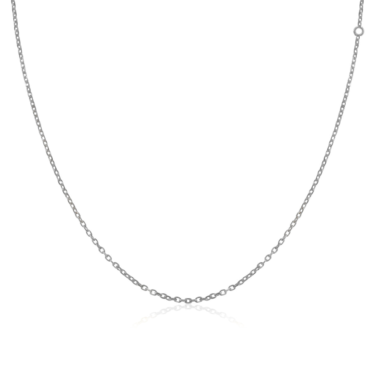 Cadena de Oro 14K Rolo con Argolla Extra