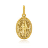Medalla Virgen Milagrosa Doble Vista - Oro 10K