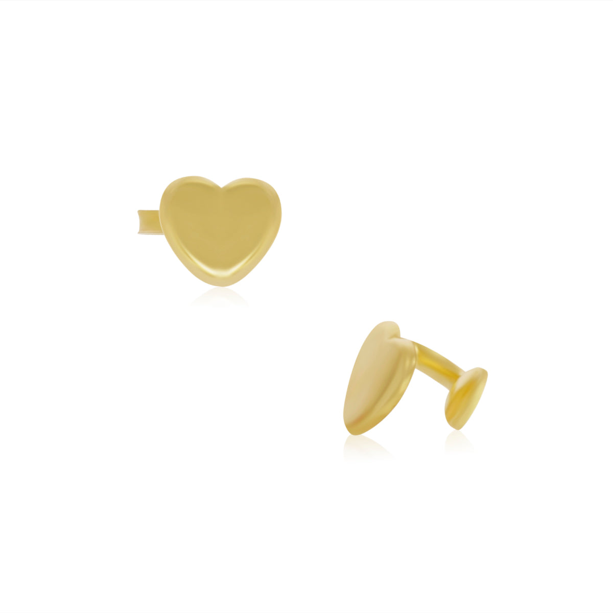 Ear Cuffs de Oro 10K Corazón