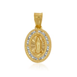 Medalla Ovalada Virgen de Guadalupe - Oro 10K