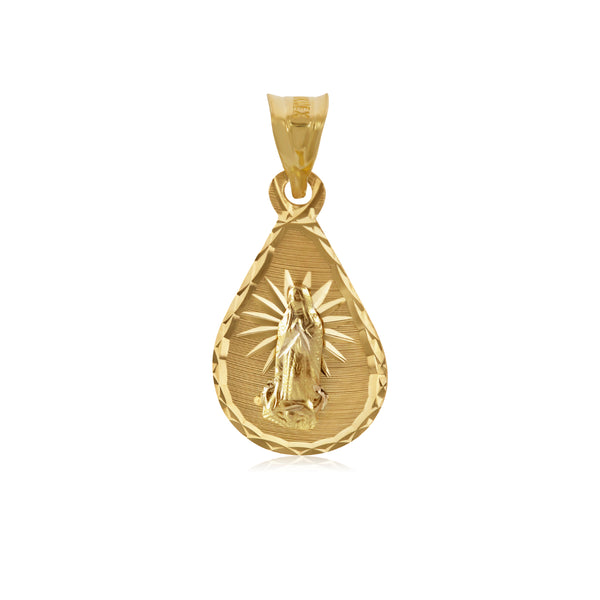 Medalla Gota Virgen de Guadalupe - Oro 10K