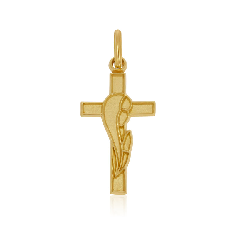 Cruz Virgen Madonna - Oro 14K