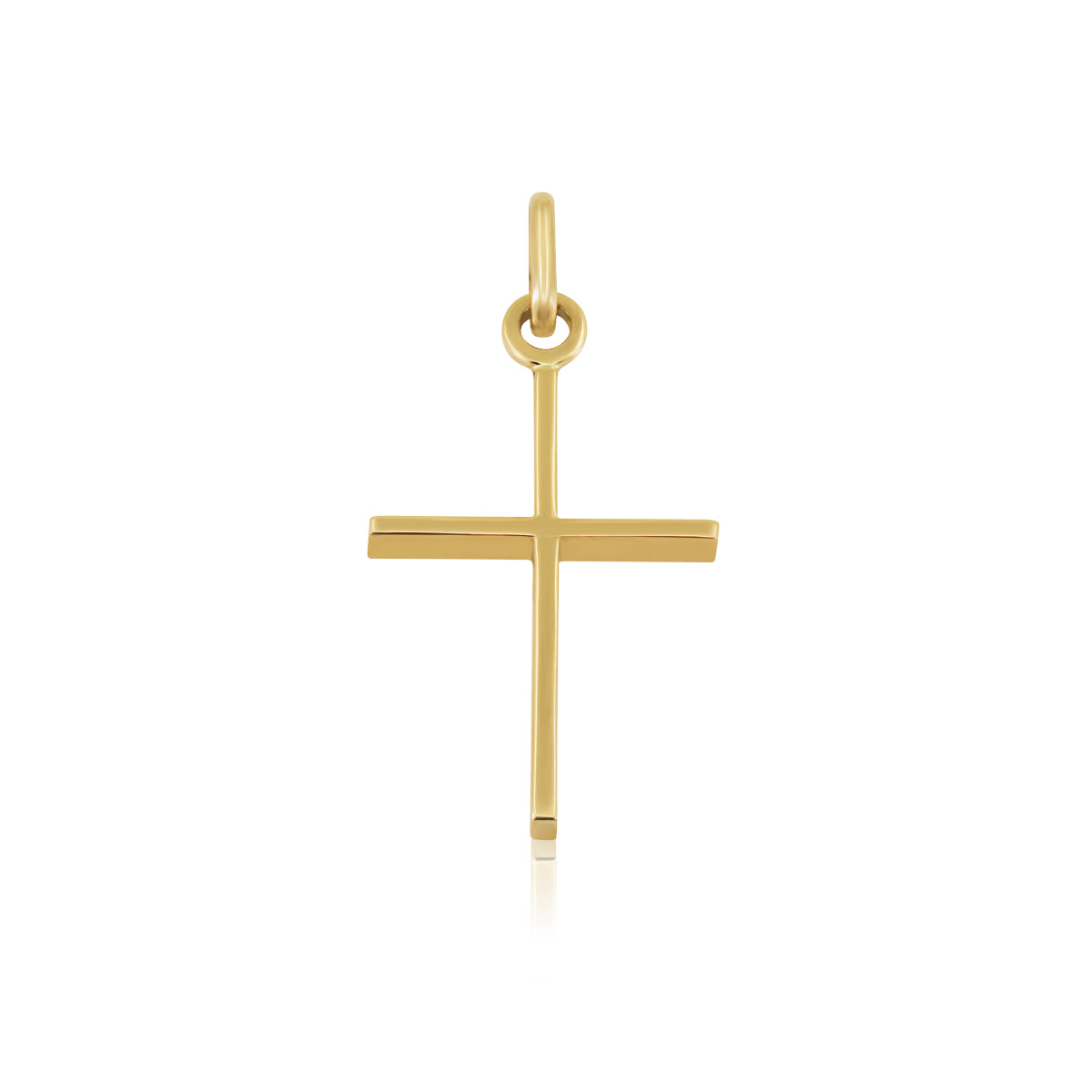 Cruz  de Oro 14K Delgada