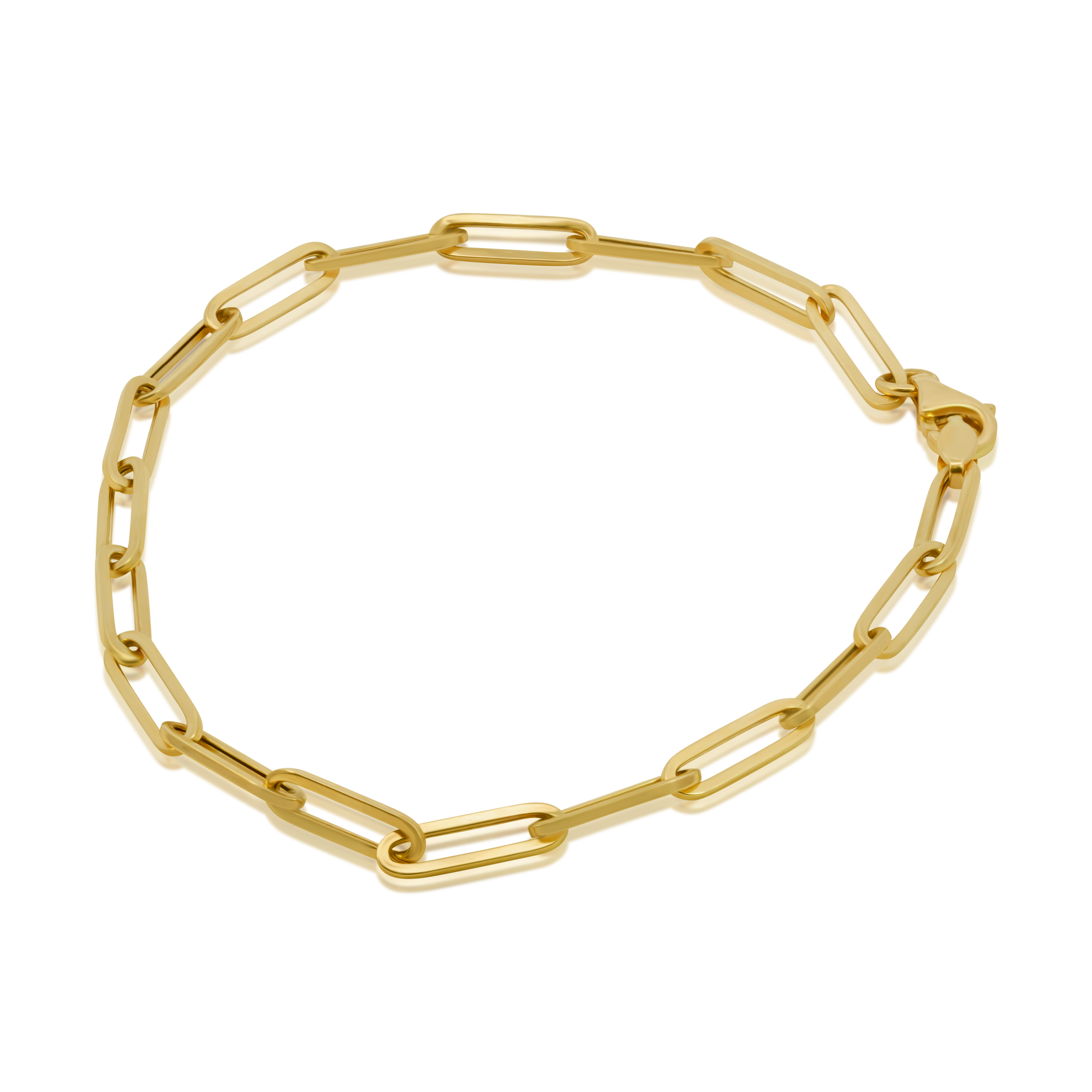 Pulsera de Oro 10K Tejido Clip